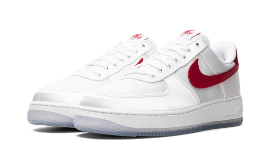 AIR FORCE 1 LO '07 WMNS "Satin White Varsity Red" DX6541 100