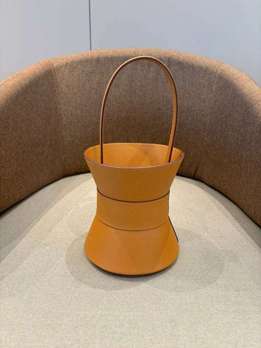 HM Mini Medor Bag Orange Epsom Calfskin 269887