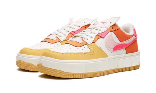 AIR FORCE 1 FONTANKA MNS WMNS "Summit White/Solar Flare/Medium Soft Pink/Hyper Pink" DX2675 100