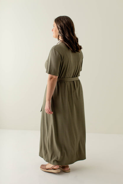 'Katelyn' Ribbed Knit Maxi Dress