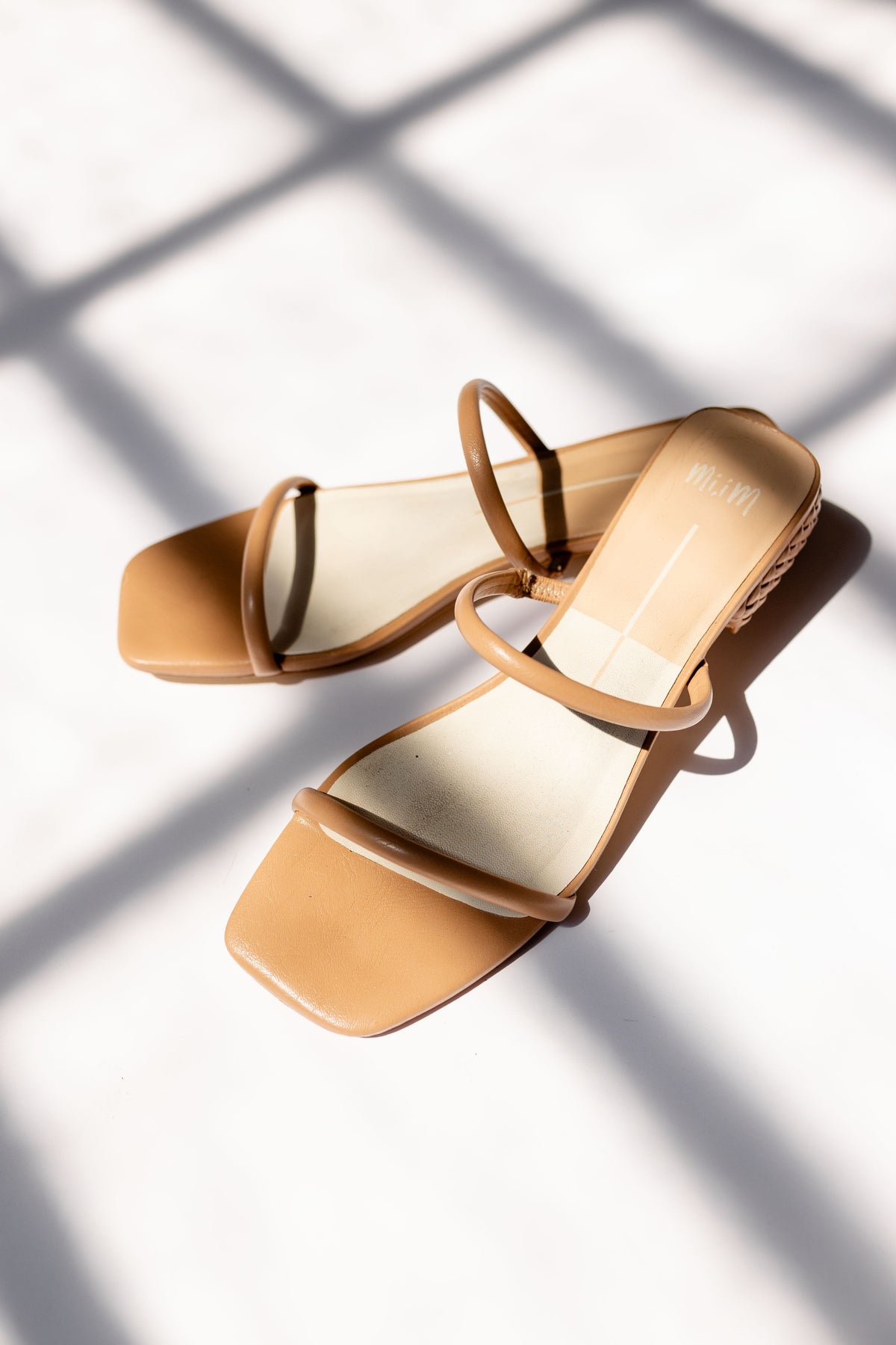 'Lexington' Low Heel Sandals in Taupe FINAL SALE