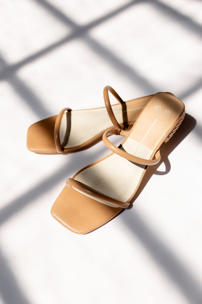 'Lexington' Low Heel Sandals in Taupe FINAL SALE