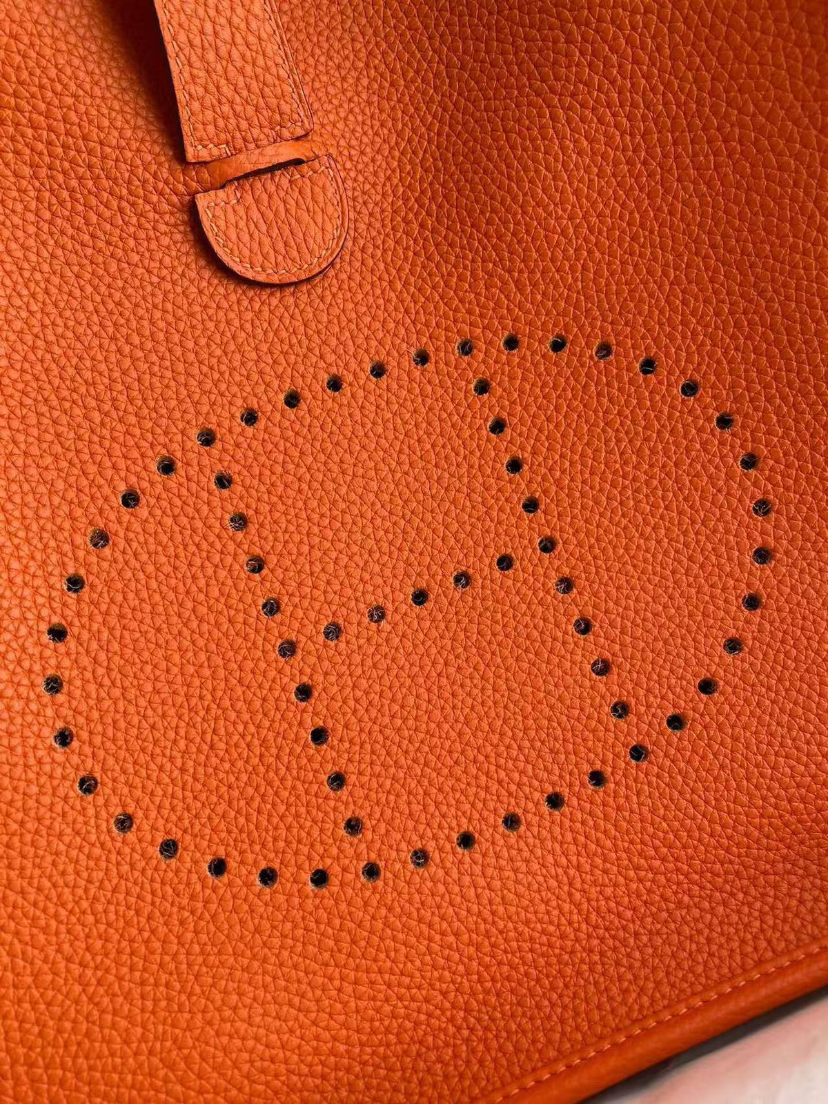 Evelyne 29cm Orange Togo