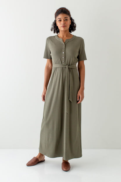 'Katelyn' Ribbed Knit Maxi Dress