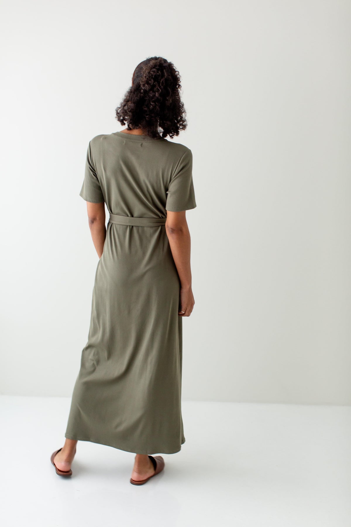 'Katelyn' Ribbed Knit Maxi Dress