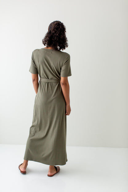 'Katelyn' Ribbed Knit Maxi Dress