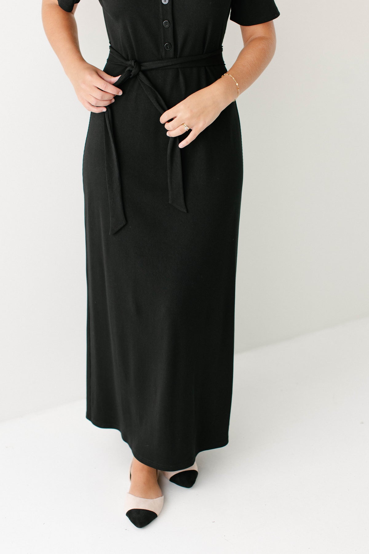 'Katelyn' Ribbed Knit Maxi Dress