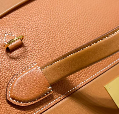 HM 24/24 Mini Bag Gold Evercolor Leather Gold Hardware