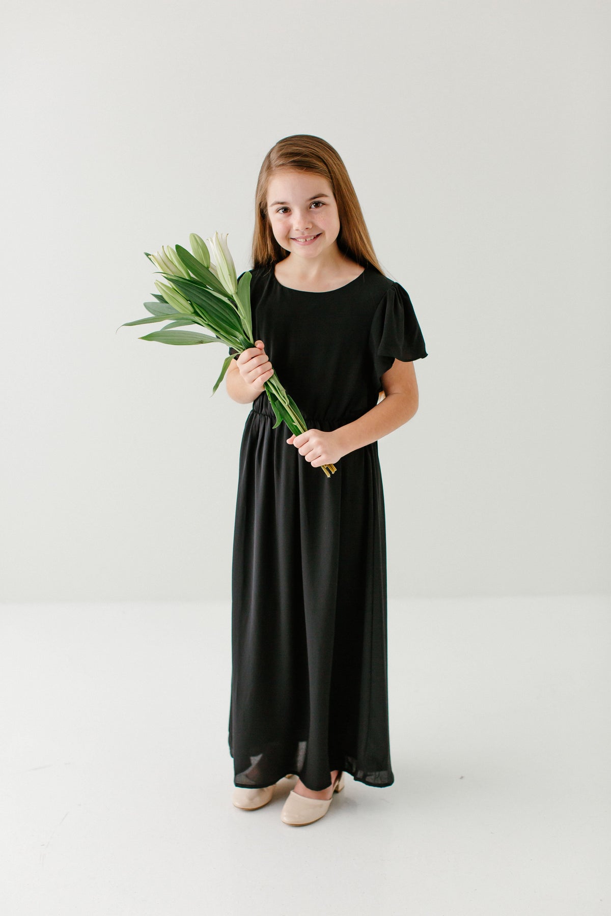 'Naomi' Girl Chiffon Maxi Dress FINAL SALE
