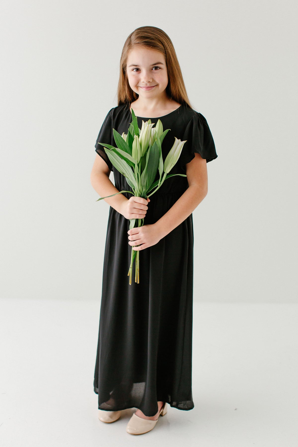 'Naomi' Girl Chiffon Maxi Dress FINAL SALE