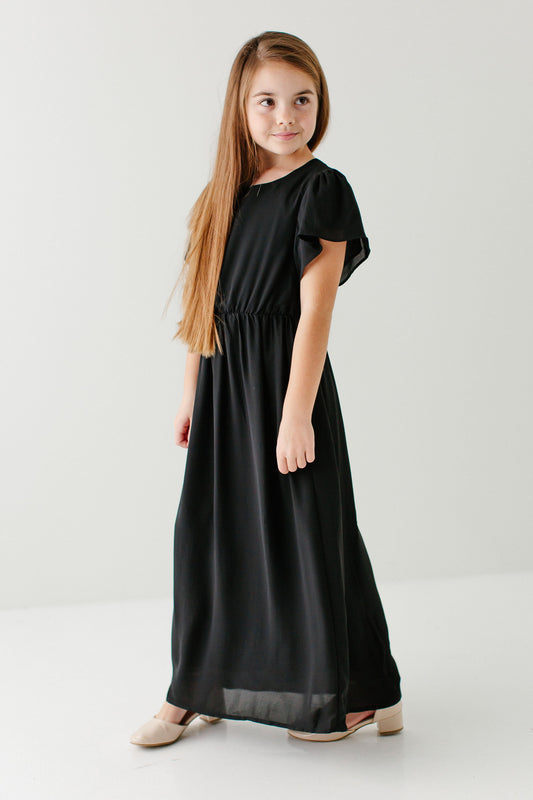 'Naomi' Girl Chiffon Maxi Dress FINAL SALE